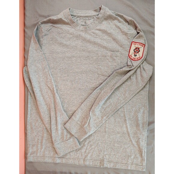 Men's Carbon 2 Cobalt Long Sleeve Crewneck Ski Patrol T-shirt XL Gray - Picture 3 of 5